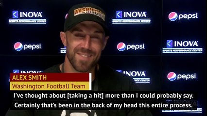 Download Video: AMERICAN FOOTBALL: NFL: Alex Smith has thought about taking a hit 'more than I can say'