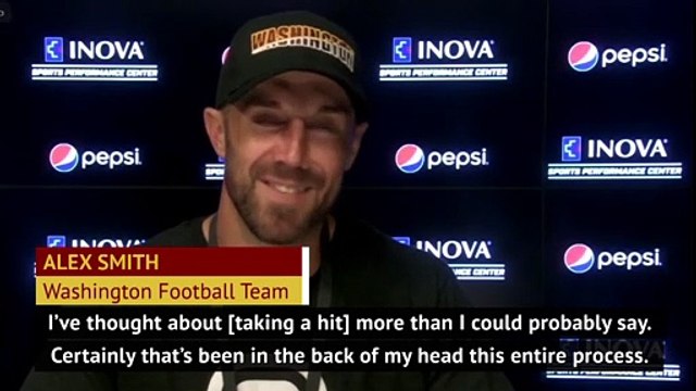 AMERICAN FOOTBALL: NFL: Alex Smith has thought about taking a hit 'more than I can say'