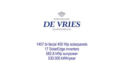 Zonnepanelen op Koninklijke De Vries Scheepsbouw