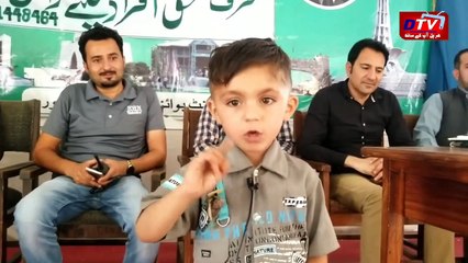 4 year boy speech about knowledge power of knowledge