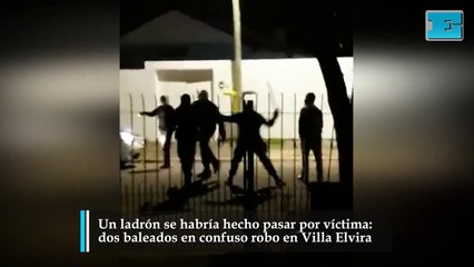 dos baleados en Villa Elvira