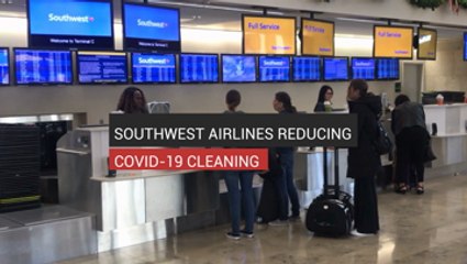 Southwest Airlines Reducing COVID-19 Cleaning