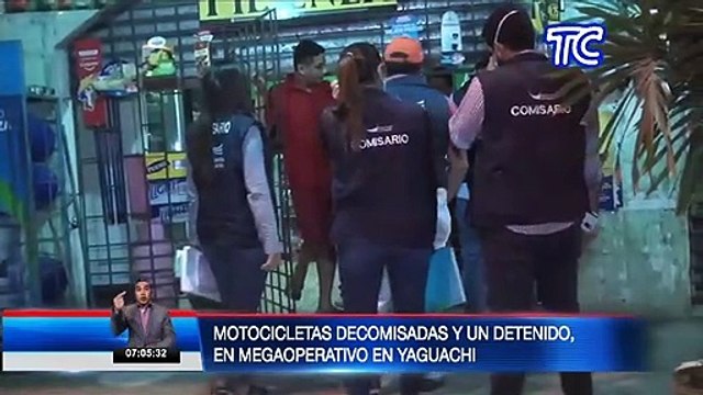 Motocicletas decomisadas y un detenido en megaoperativo en Yaguachi