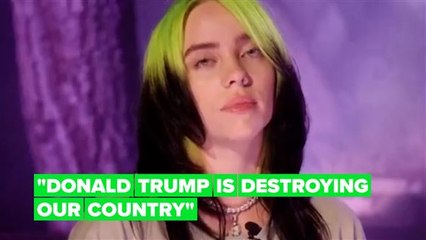 Watch Billie Eilish destroy Trump in DNC speech