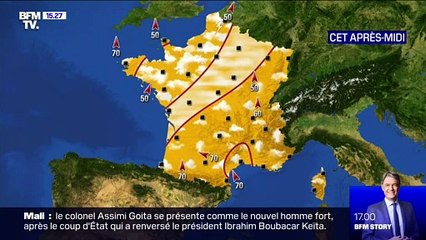 La météo pour ce vendredi 20 août 2020