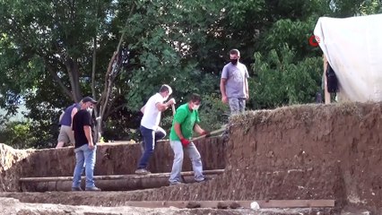 Sinop’ta balatlar yapı topluluğu kazı çalışmaları