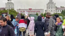 Las protestas no cesan en Bielorrusia y la presión aumenta sobre Lukashenko
