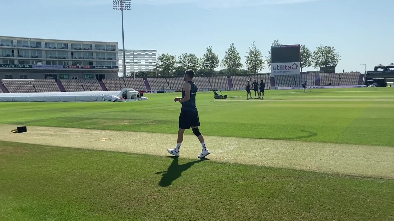 England training pre 3rd Test v Pakistan