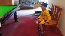 Amazing 6 Year Old Water Bottle Flip Trick Shots