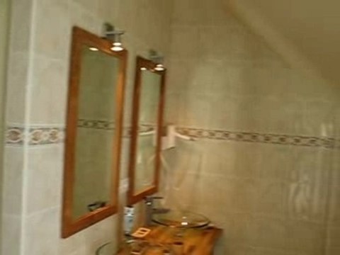 Salle d'eau avec douche à jet - vasques-