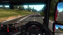 Kirim Excavator Sejauh 1500 Km ke Kota Cologne Dengan Truk DAF Euro Truck Simulator 2 Part #1