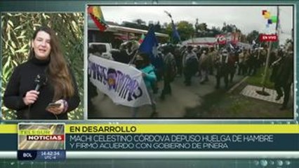 Chile: machi Celestino Córdova depone huelga de hambre