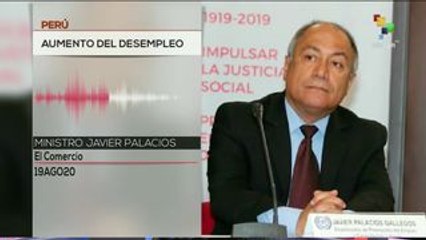 Perú: tasa de desempleo se eleva al 9% fruto de la pandemia