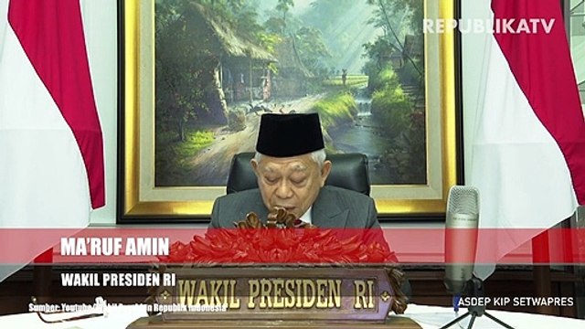 Wakil Presiden Republik Indonesia Maruf Amin.