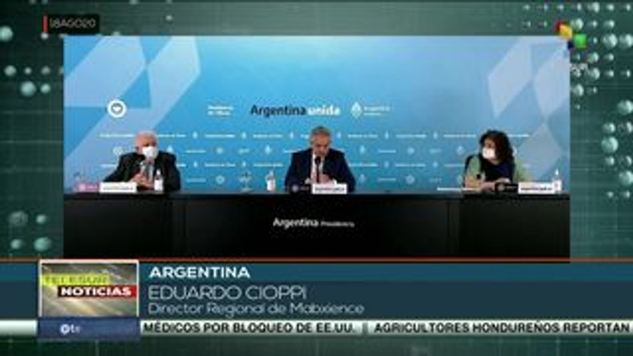 Gobierno de Argentina analiza propuestas de vacuna para la COVID-19