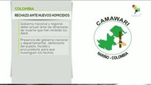 Colombia: rechaza CAMAWARI el asesinato de indígenas en Nariño