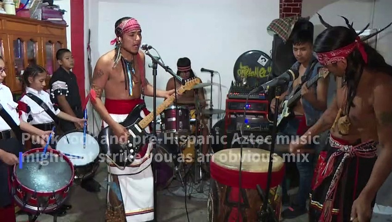 Mexican band blends punk rock with pre-Hispanic instruments