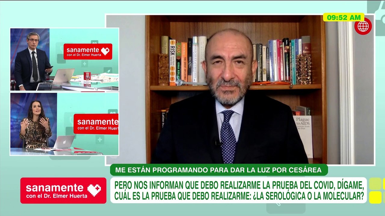 ¿Debo hacerme la prueba serológica o la molecular? | Sanamente con el Doctor Elmer Huerta (HOY)