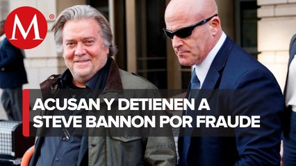 Arrestan a Steve Bannon, ex asesor de Trump, por fraude sobre muro fronterizo