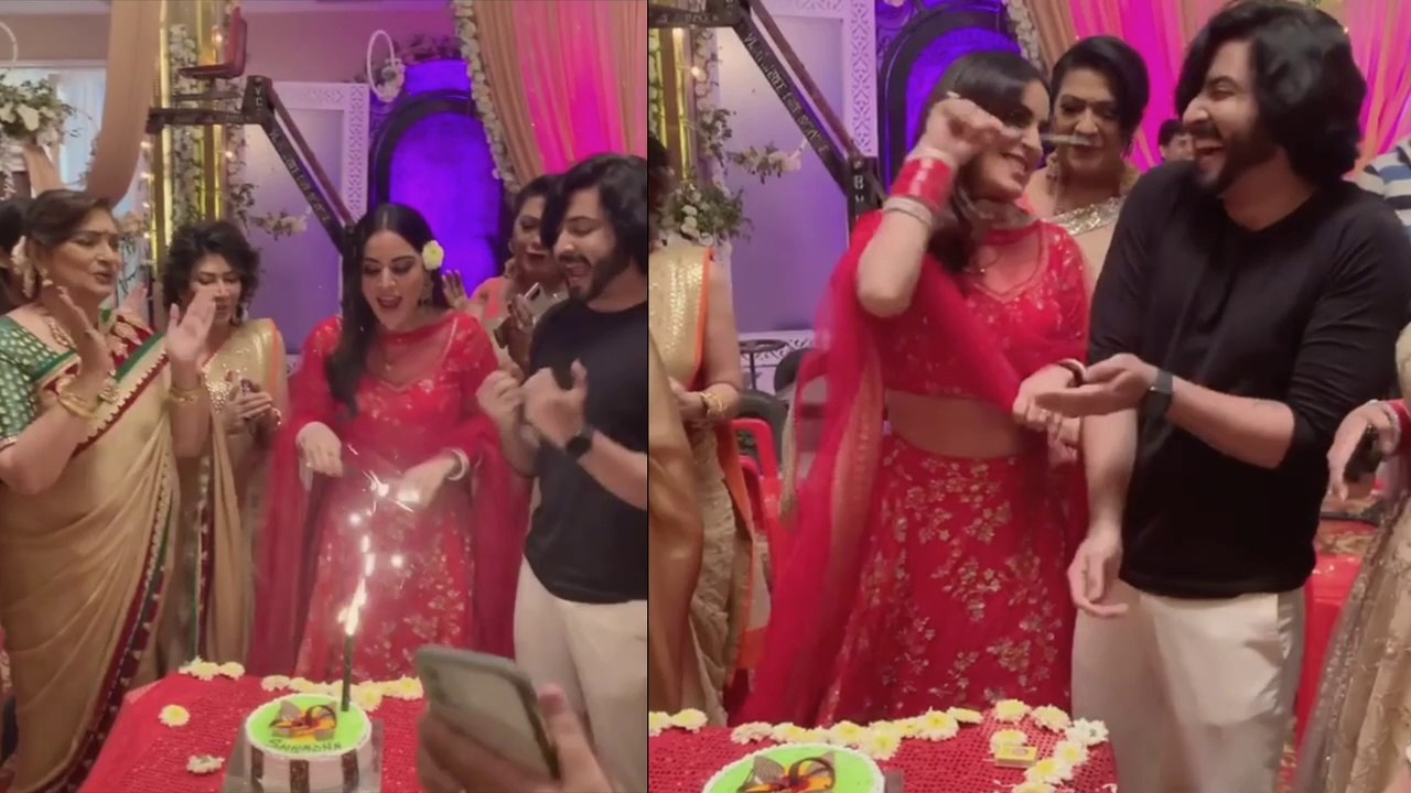 Kundali Bhagya actress Shraddha Arya Celebrated her birthday with her Team | Viral Masti