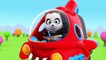 Bus Assembly - Construction Vehicles For Kids  - Pinky & Panda KIDS TV