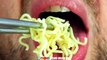 SUPER MACRO ASMR EATING NOODLES 4K | EATING SOUND (NO TALKING)  BEST SOUND