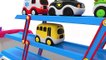 Learn Colors with Truck Transporter Street Vehicles Toys - Pinky and Panda Toys TV