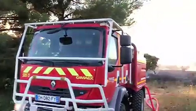 Feu à Martigues : l’intervention des pompiers en vidéo
