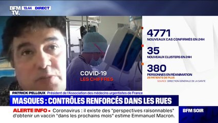 Coronavirus: 4771 nouveaux cas confirmés et 35 nouveaux foyers de cas en 24h en France