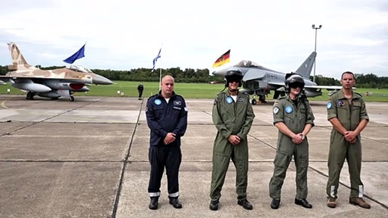 Erstmals israelische kampfjets für Übung in deutschland