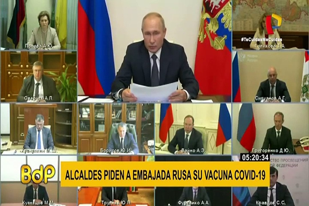 COVID-19: gobernadores regionales pidieron a Moscú vacuna 'Sputnik V'