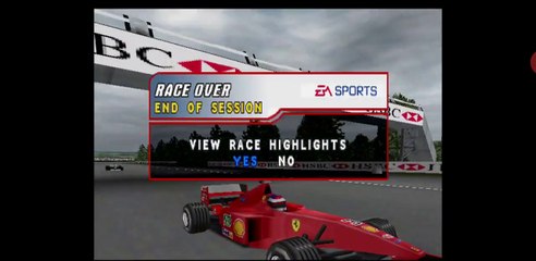 Driving with Michael Schumacher In Ferrari Indianapolis United States circuit F1 2000 ps1_HD