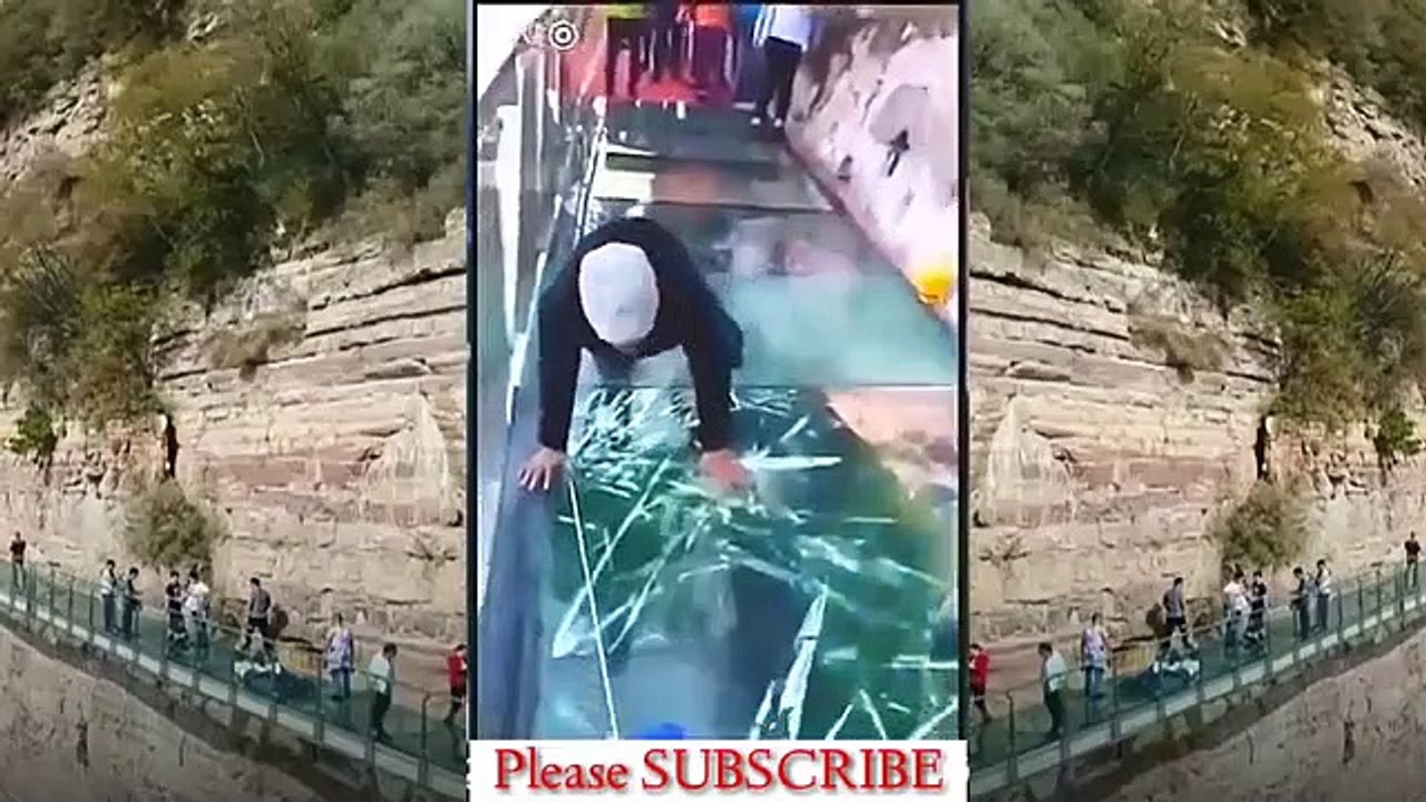 CHINA GLASS BRIDGE CRACK PRANK COMPILATION! video Dailymotion
