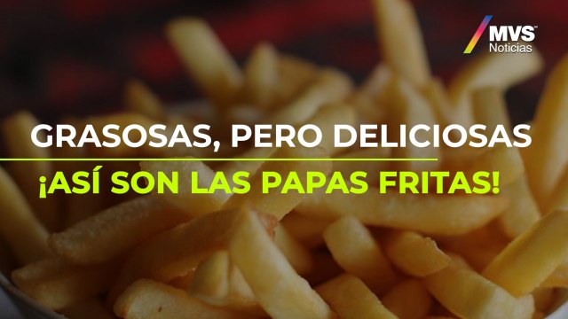 Grasosas, pero deliciosas ¡Así son las papas fritas!