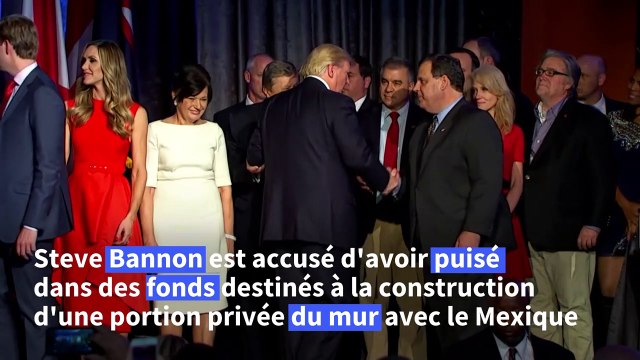 Bannon accusé de détournement de fonds, Trump affirme ne rien connaître de l'affaire