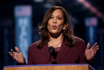 Padma Lakshmi and Others Got Emotional When Kamala Harris Shouted Out Her "Chithis"