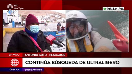 Continúa la búsqueda del ultraligero perdido | Primera Edición (HOY)