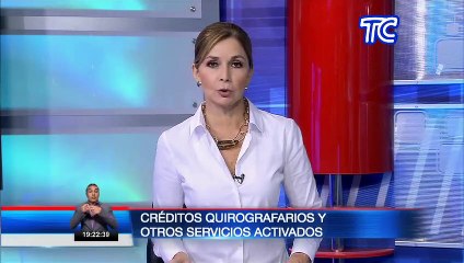 Créditos quirografarios y otros servicios activos en el IESS