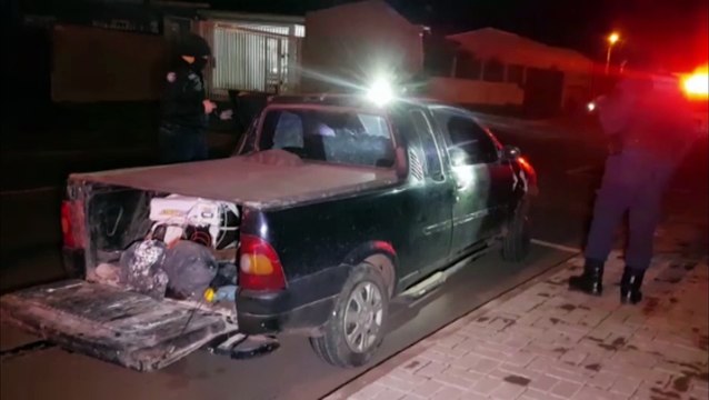 Veículo tem roda arrancada ao atingir meio-fio no Cascavel Velho; GP e GM foram mobilizadas