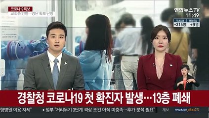 Скачать видео: 경찰청 코로나19 첫 확진자 발생…13층 폐쇄