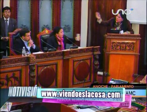 Diputada Piérola emplaza a ministro Quintana a que la metan presa en interpelación