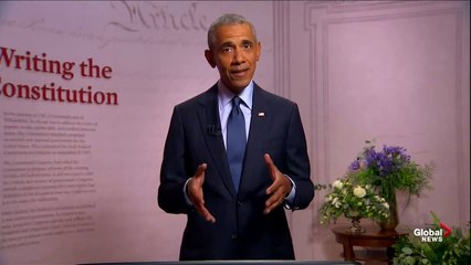 Barack Obama says Trump treating presidency as “one more reality show”