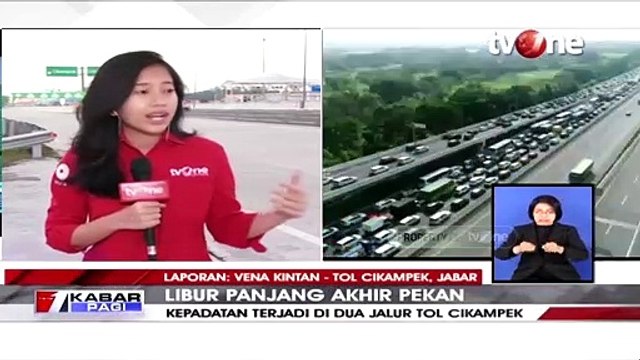 Libur Panjang Akhir Pekan, Tol Cikampek Terpantau Lenggang