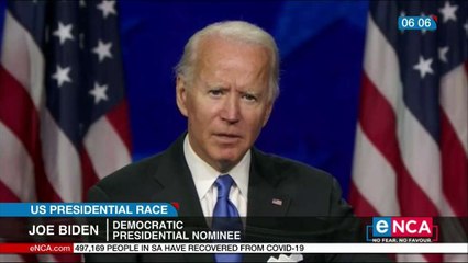 Biden says the time for hope and justice has come
