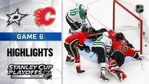 NHL Highlights | Stars @ Flames 8/20/2020