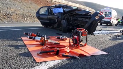 Erzincan’da trafik kazası: 2 ölü, 4 yaralı