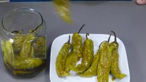 Raw Mango Stuffed Chilli Pickle - Amiy - Mirch Ka Achar - Nisha Madhulika - Rajasthani Recipe - Best Recipe House