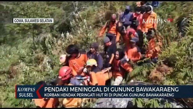 Pendaki Meninggal Di Gunung Bawakaraeng Korban Hendak Peringati Hut Ri Di Puncak Gunung Bawakaraeng