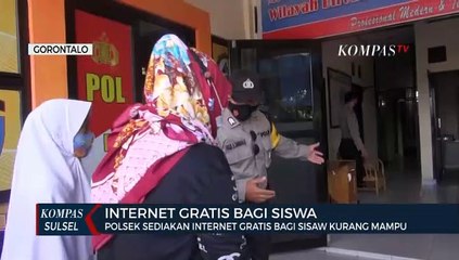 Polsek Sediakan Internet Gratis Bagi Siswa Kurang Mampu