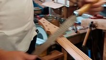 Hufschmid Guitars - Some neck carving...